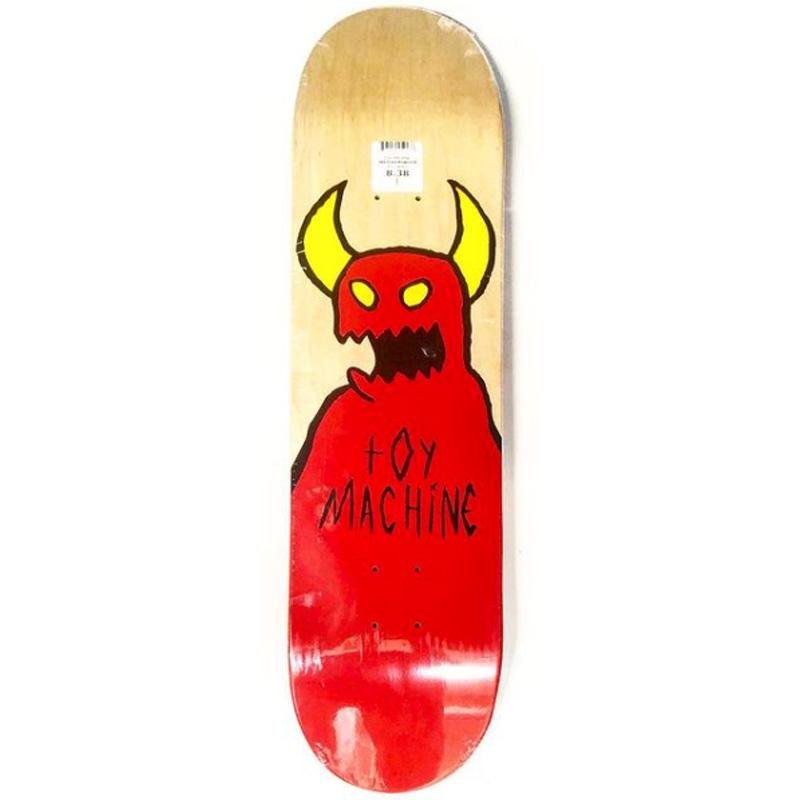 Toy Machine 8.38”x 14.5" Sketchy Monster Skateboard Deck - 5150 Skate Shop