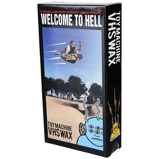 Toy Machine Welcome To Hell VHS Skateboard Curb Wax-5150 Skate Shop