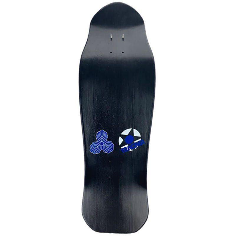 Tracker 10 3/8" x 30.5" Black Dip Lester Kasai Oak Leaf Modern Concave Skateboard Deck 5150 Skate Shop