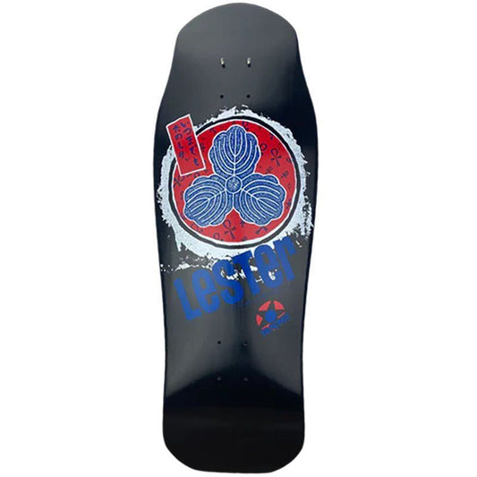 Tracker 10 3/8" x 30.5" Black Dip Lester Kasai Oak Leaf Modern Concave Skateboard Deck 5150 Skate Shop