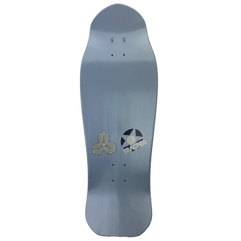 Tracker 10 3/8" x 30.5" Grey Dip Lester Kasai Oak Leaf Modern Concave Skateboard Deck 5150 Skate Shop