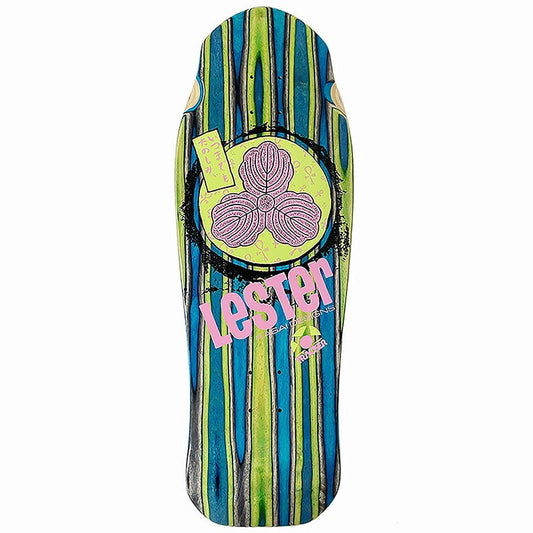 Tracker 10-3/8" x 30.5" Lester Kasai Oak Leaf Limited Swirl Skateboard Deck (#A-3) - 5150 Skate Shop
