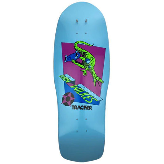 Tracker 10.5" x 31" Modern Concave BLUE DIP Dan Wilkes Skateboard Deck 5150 Skate Shop