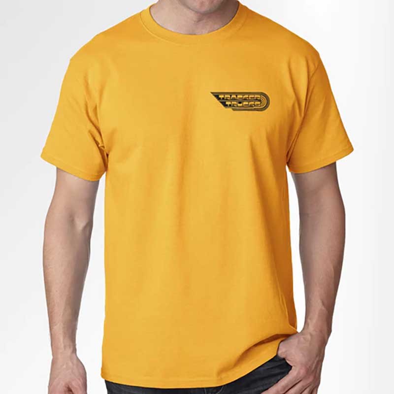 Tracker Trucks T-Shirt Wings Small Yellow - 5150 Skate Shop