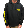 Tracker Trucks Wings Men's Black/Yellow Hoodies-5150 Skate Shop