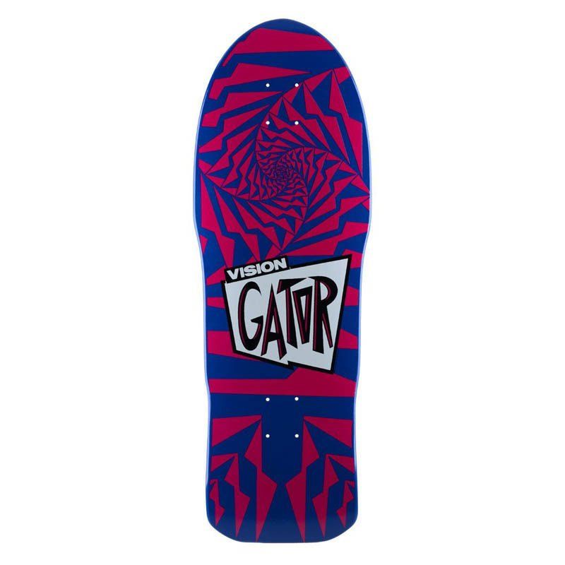 Vision 10.25" x 29.75" Gator II Blue/Pink Skateboard Deck 5150 Skate Shop