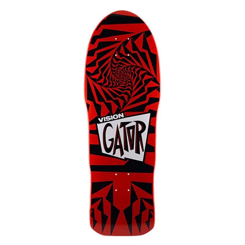Vision 10.25" x 29.75" Gator II Red Black Skateboard Deck 5150 Skate Shop