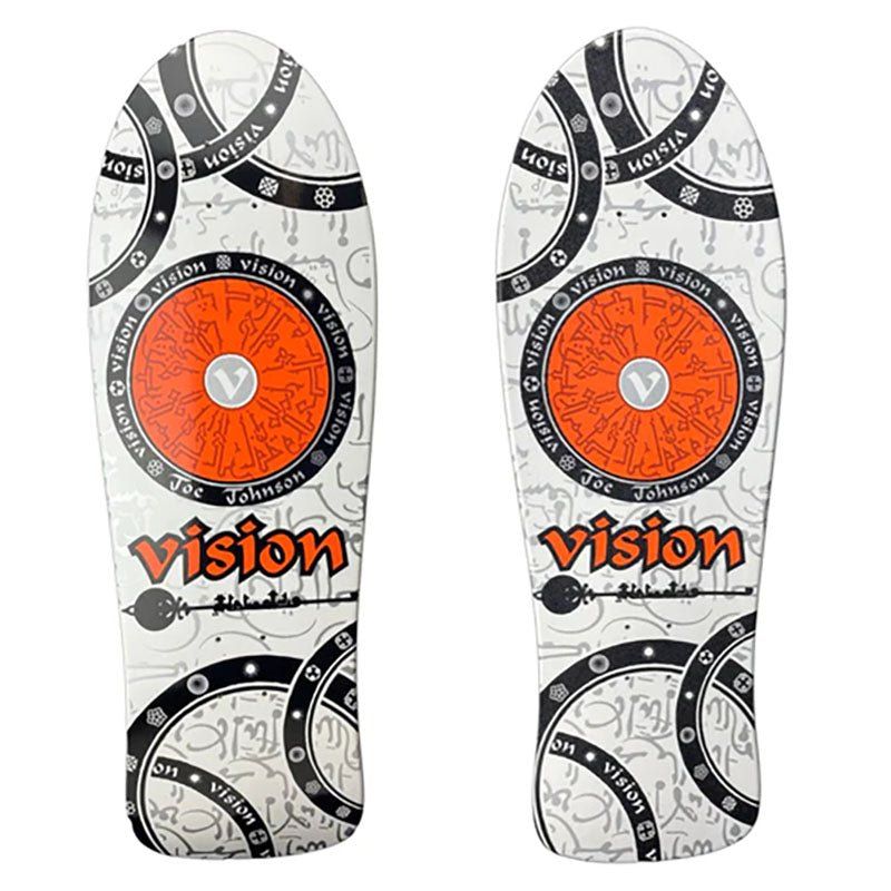 Vision 10.25" x 30.75" "Double Take" Joe Johnson Hieroglyphics with Krystal Clear Grip Skateboard Deck 5150 Skate Shop