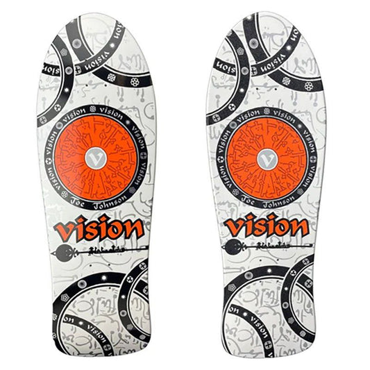 Vision 10.25" x 30.75" "Double Take" Joe Johnson Hieroglyphics with Krystal Clear Grip Skateboard Deck 5150 Skate Shop