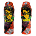 Vision 10" x 30" Dipped Crackle "Double Take" Series Psycho Stick Skateboard Deck-5150 Skate Shop