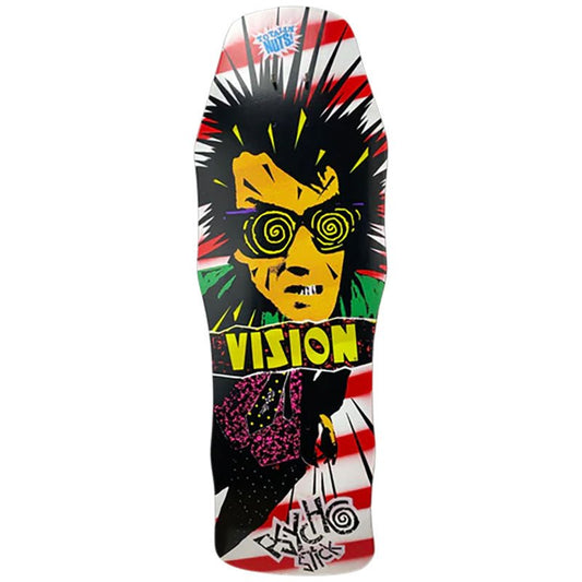 Vision 10" x 30" Limited Christmas Psycho Stick Skateboard Deck - 5150 Skate Shop