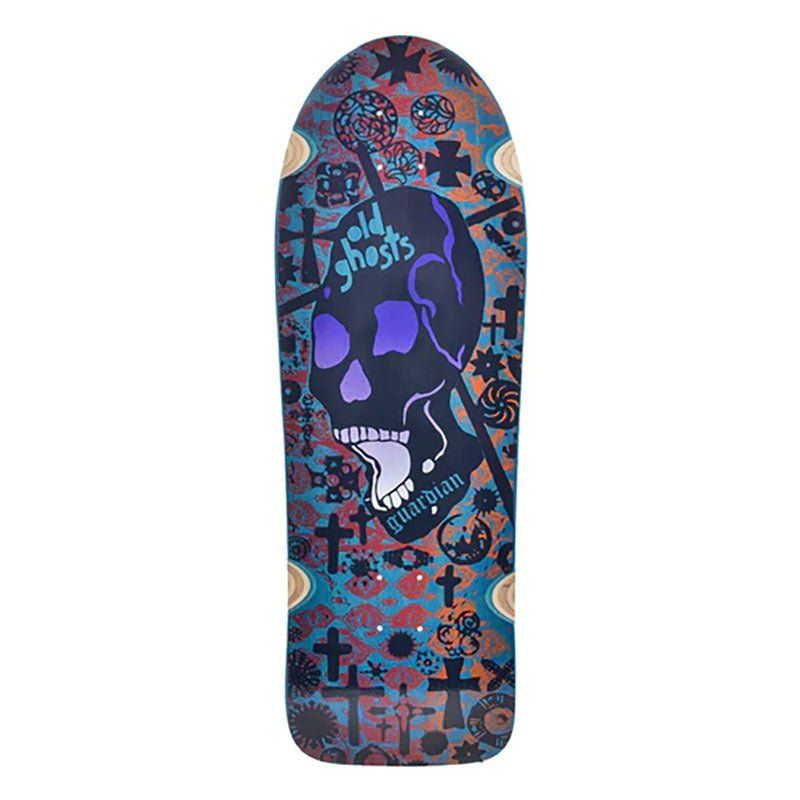 Vision 10" x 30" Old Ghost (BLUE STAIN) Skateboard Deck 5150 Skate Shop