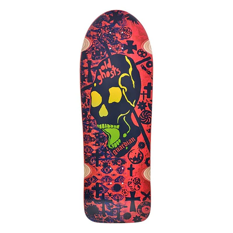 Vision 10" x 30" Old Ghost (RED STAIN) Skateboard Deck - 5150 Skate Shop