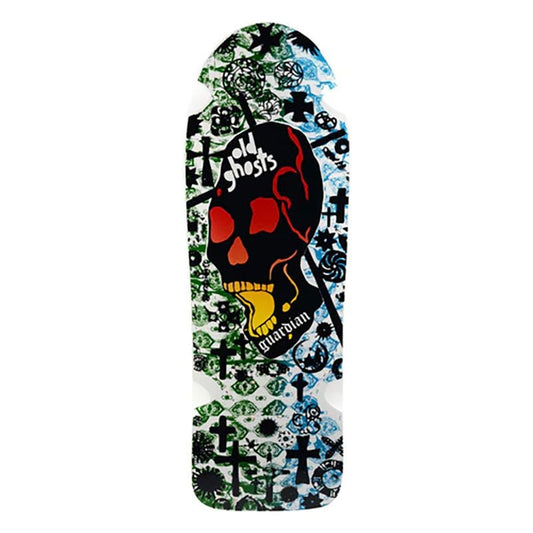 Vision 10" x 30" Old Ghost (WHITE DIP) Skateboard Deck-5150 Skate Shop