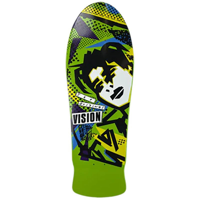 Vision 10" x 30" Original MG (LIME DIP) Skateboard Deck-5150 Skate Shop