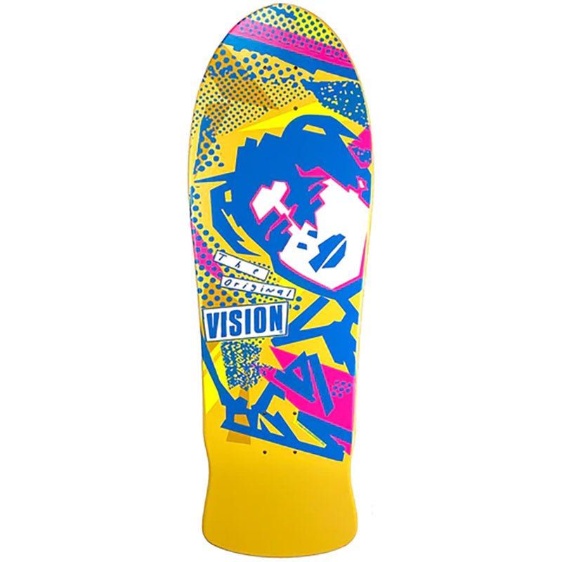 Vision 10" x 30" Original MG (YELLOW DIP) Skateboard Deck 5150 Skate Shop