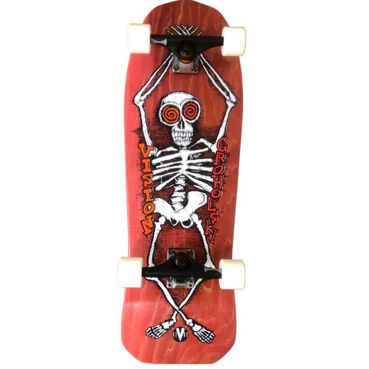 Vision 10" x 30.25"Groholski Skeleton Modern Concave Custom Complete Skateboard-5150 Skate Shop