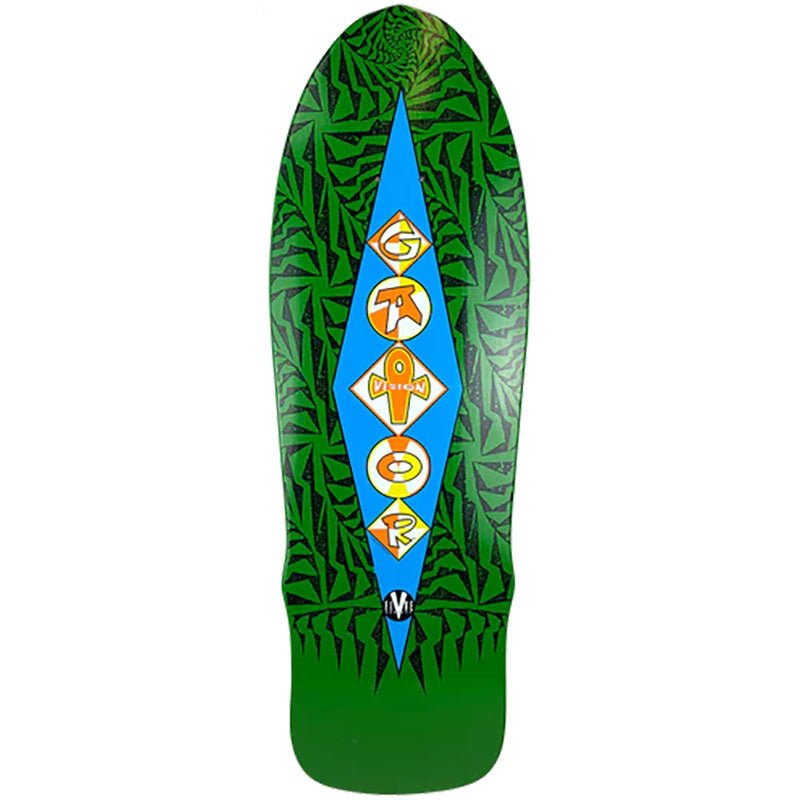 Vision 10" x 31" (GREEN DIP) Gator Ramp Skateboard Deck-5150 Skate Shop