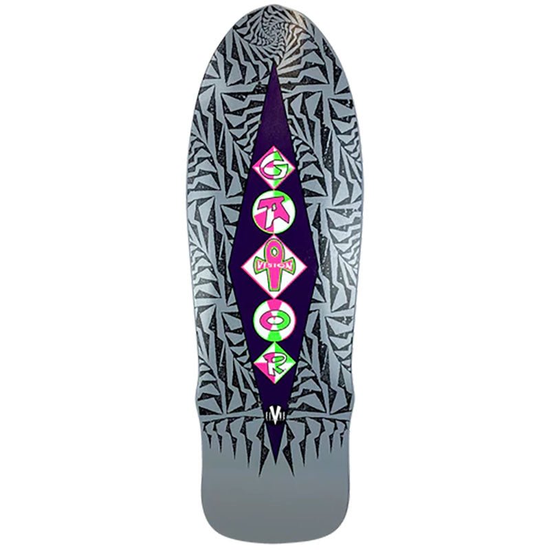 Vision 10" x 31" (GREY DIP) Gator Ramp Skateboard Deck-5150 Skate Shop