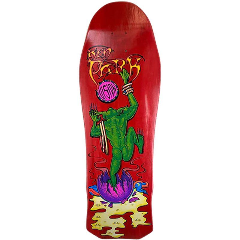 Vision 10" x 31" Ken Park 3 Red Stain Skateboard Deck 5150 Skate Shop