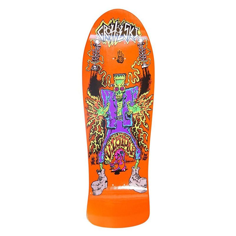 Vision 10.25" x 31.25" Groholski Frankenstein Orange Dip Skateboard Deck - 5150 Skate Shop