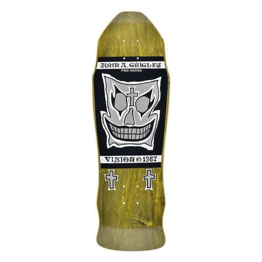 Vision 9.5" x 30" Grigley I  (ARMY GREEN STAIN) Skateboard Deck 5150 Skate Shop
