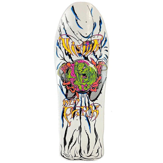 Vision 9.75" x 30" Ken Park Crystal Ball (WHITE DIP) Skateboard Deck 5150 Skate Shop