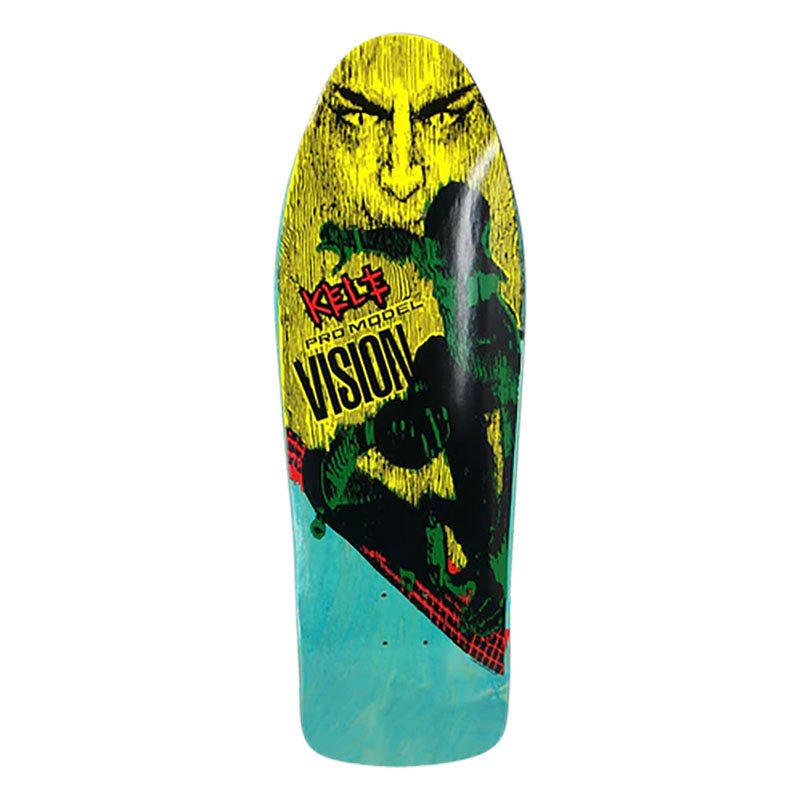 Vision 9.75" x 30-7/8" Kele Rosecran TURQ Stain Skateboard Deck-5150 Skate Shop