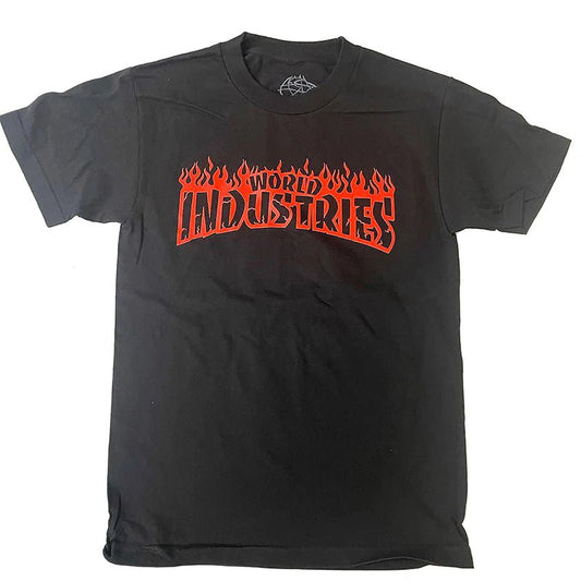 World Industries Flame T-Shirts-5150 Skate Shop