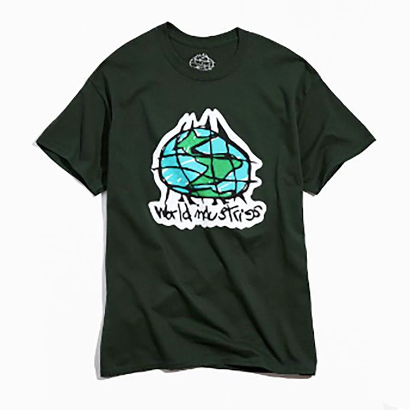 World Industries Scribble Green T-Shirts-5150 Skate Shop