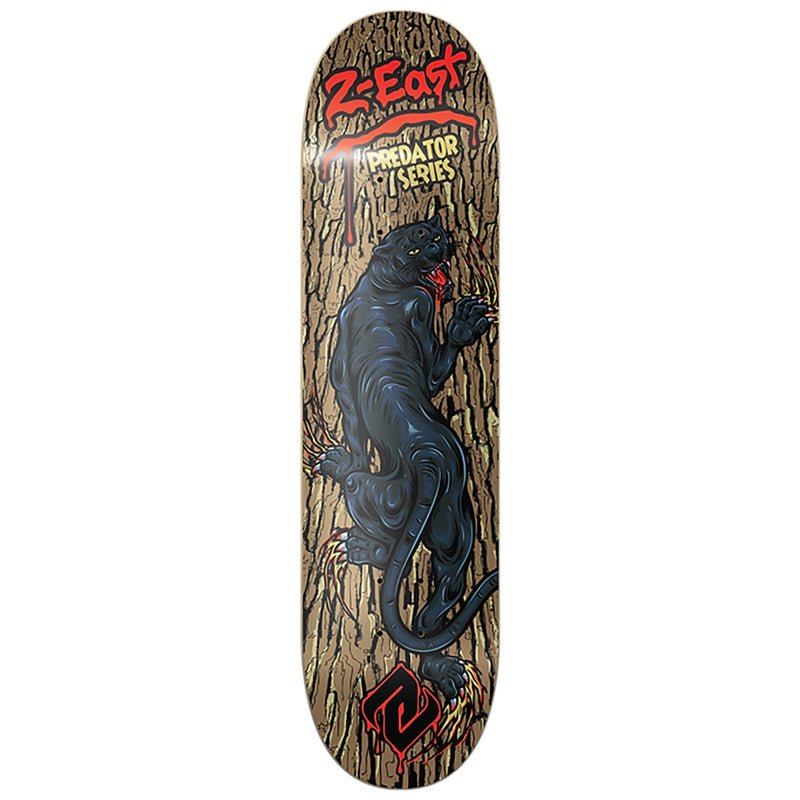 Z-East 8.25" x 32" Black Panther Skateboard Deck - 5150 Skate Shop